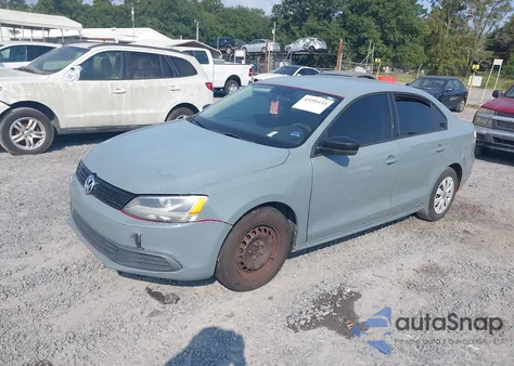 2014 Volkswagen Jetta 2.0L S из США, поврежденный, VIN 3VW2K7AJ9EM309325